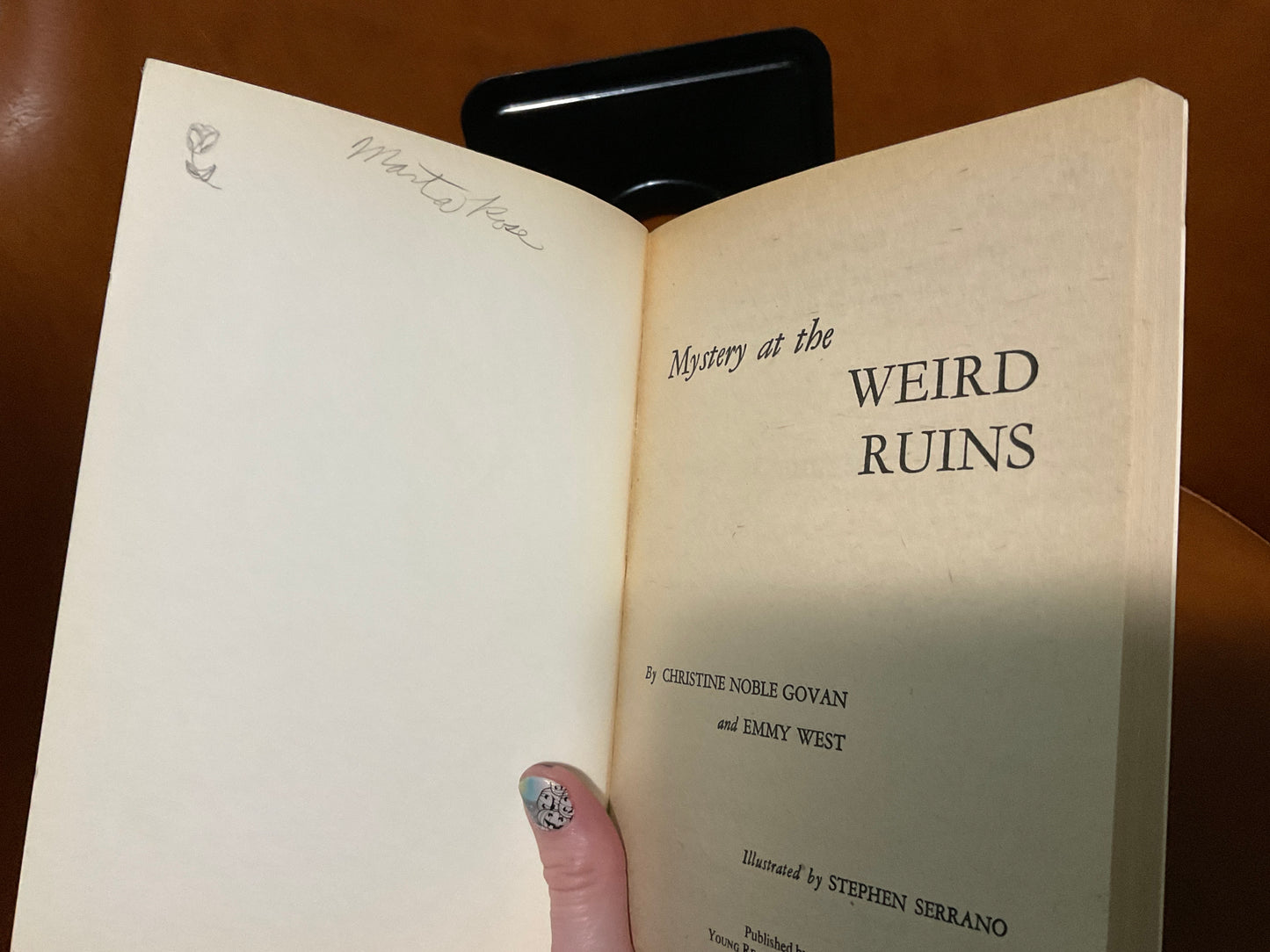 Mystery at the Weird Ruins by Christine Noble Govan and Emmy West