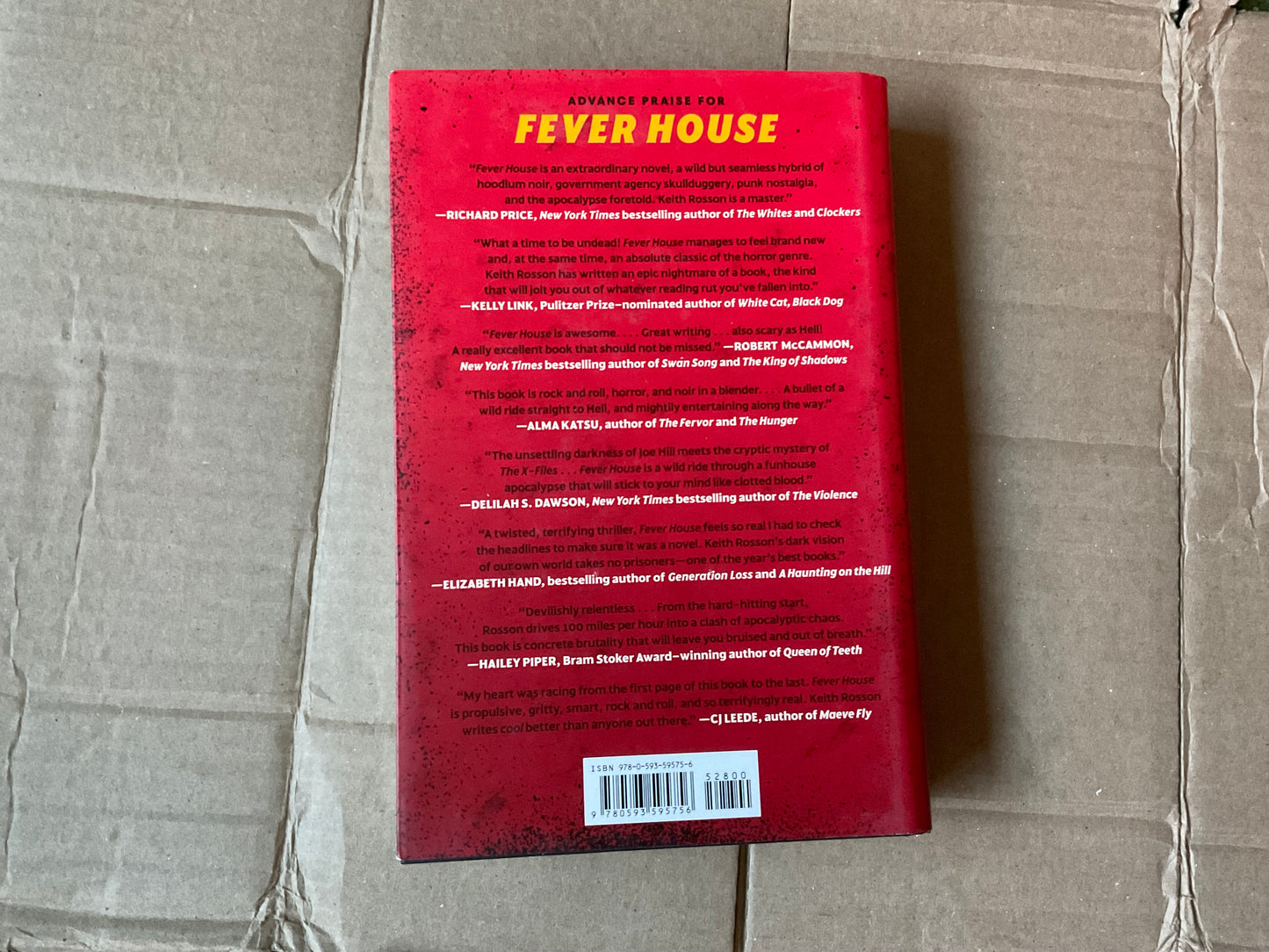 Fever House (#1) by Keith Rosson