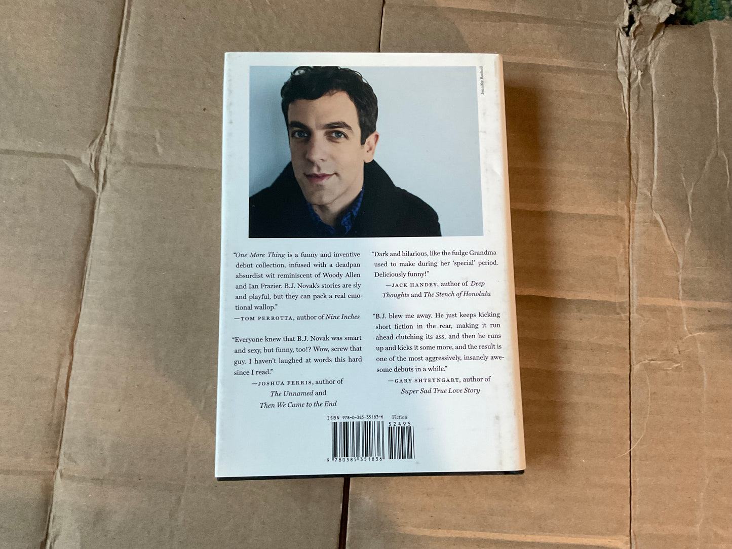 One More Thing Stories and Other Stories by B. J. Novak