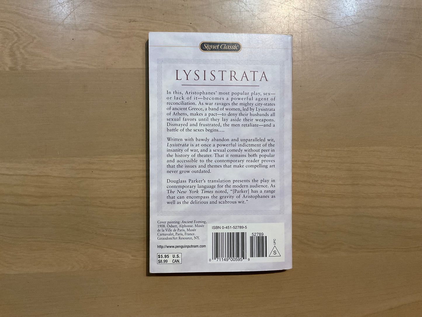Lysistrata by Aristophanes