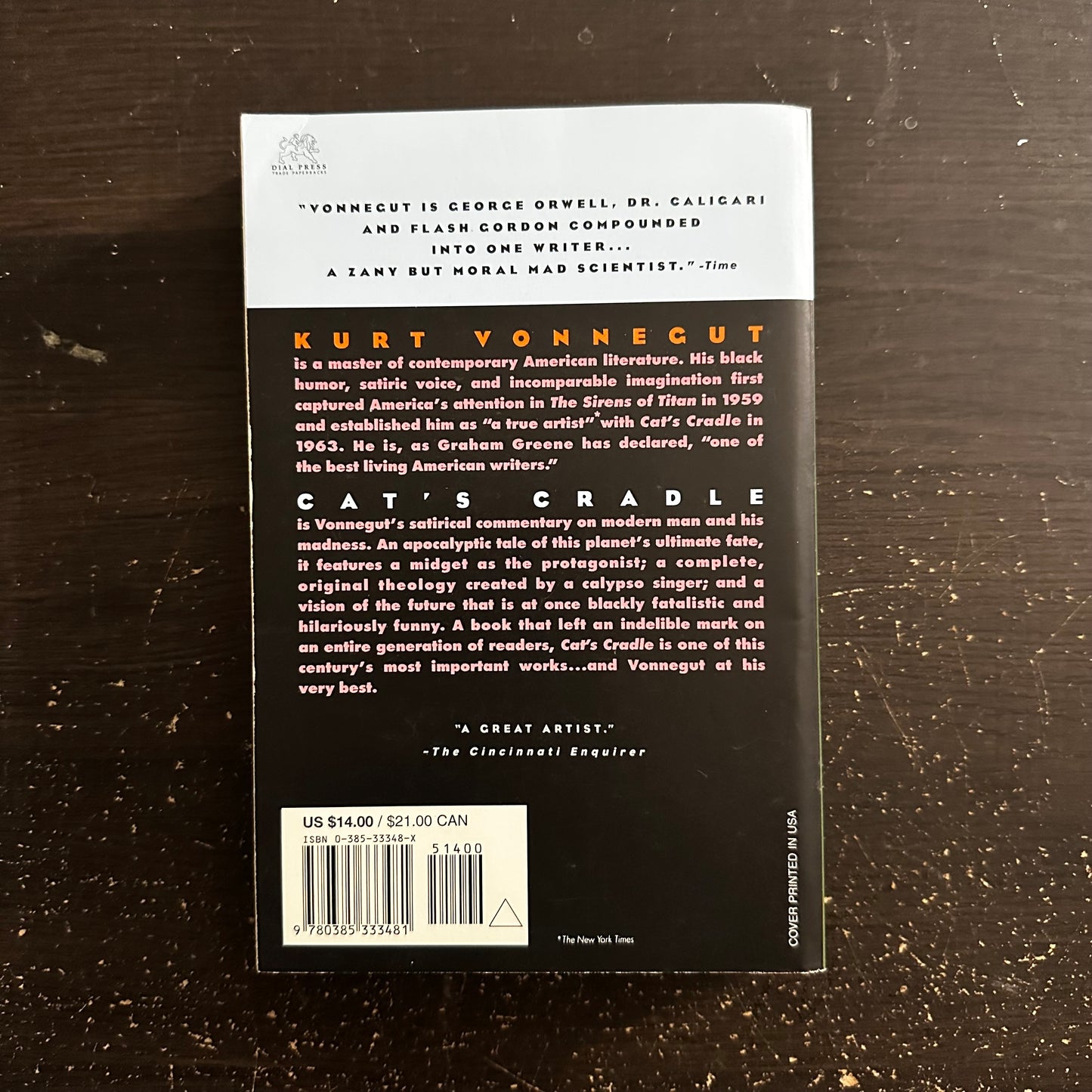 Cat's Cradle by Kurt Vonnegut