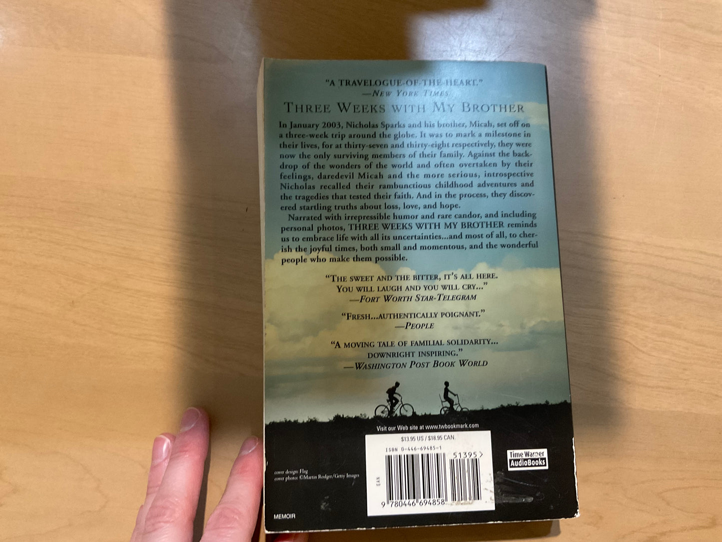 Three Weeks with my Brother by Nicholas Sparks and Micah Sparks