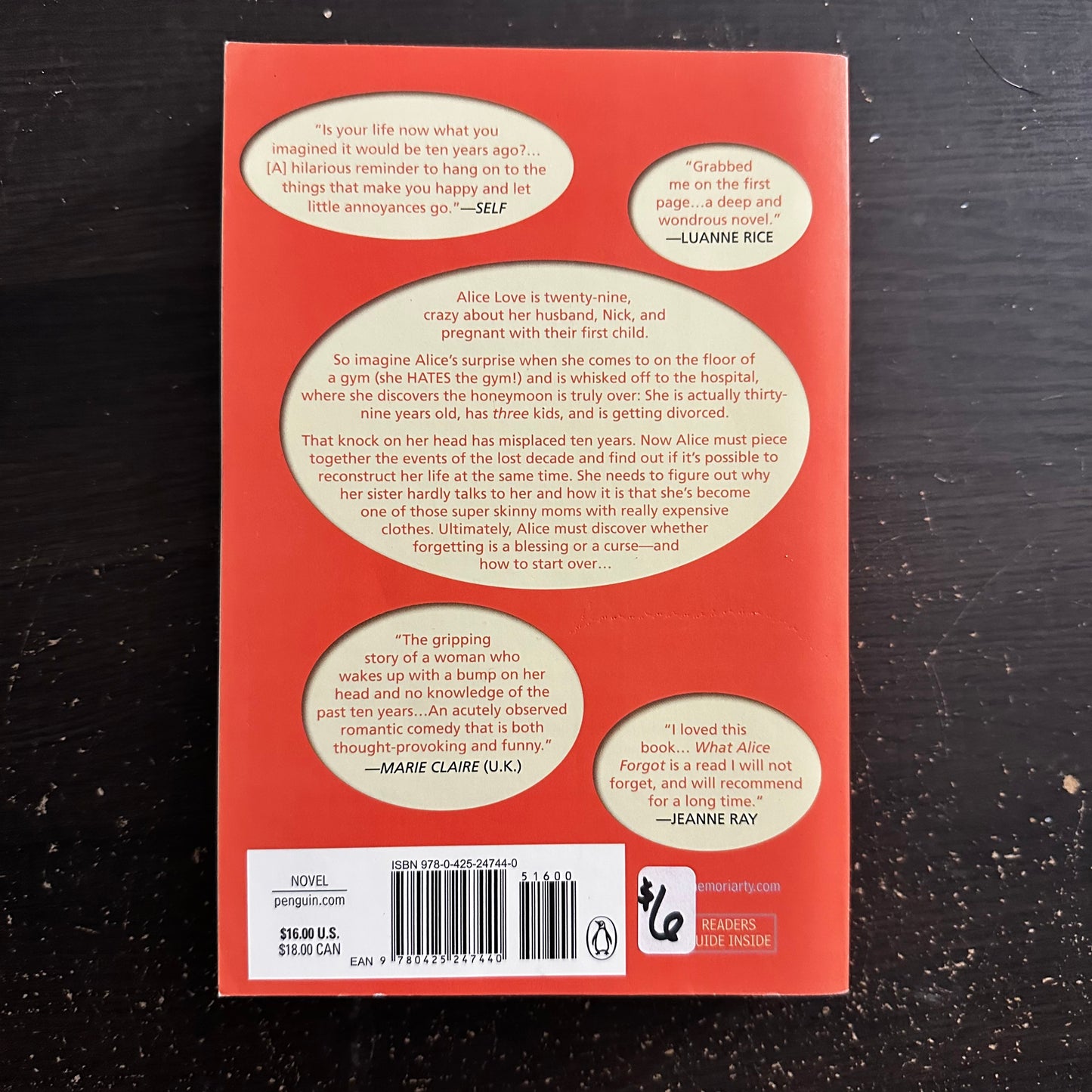 What Alice Forgot by Liane Moriarty