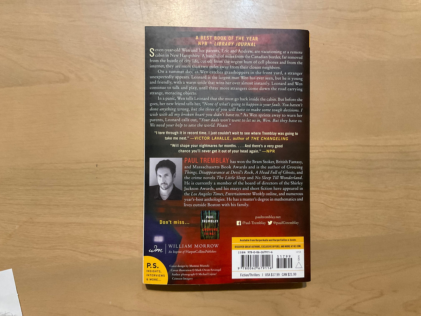 The Cabin at the End of the World by Paul Tremblay