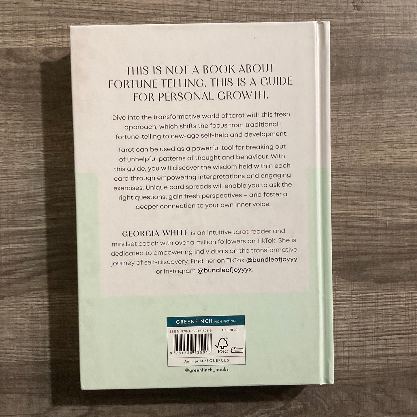 The Life-Changing Power of Tarot: Reading the Cards for Self-Empowerment by Georgia White