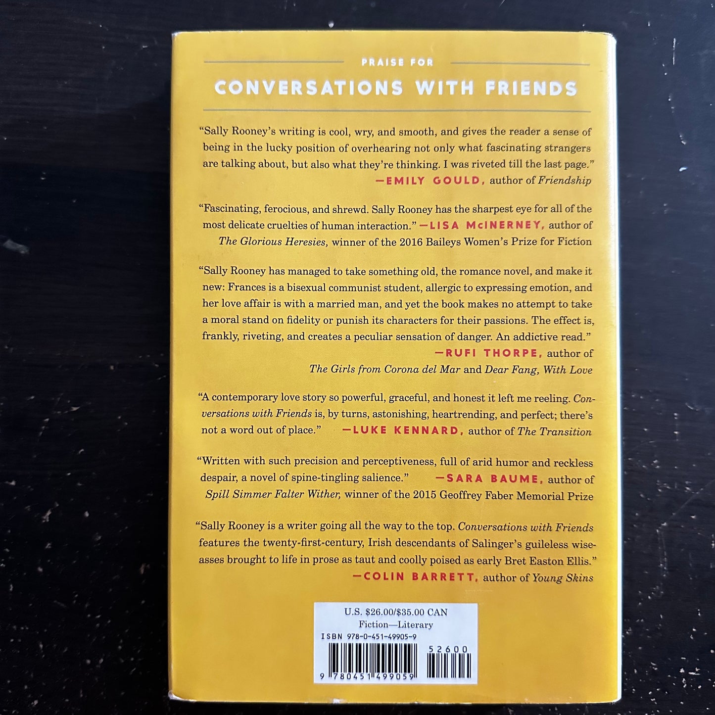 Conversations with Friends by Sally Rooney