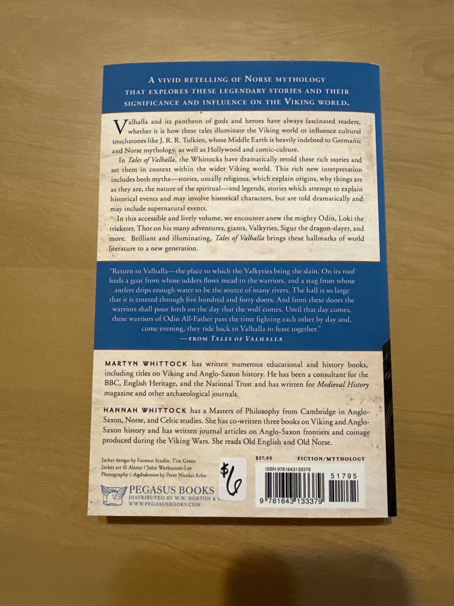 Tales of Valhalla: Norse Myths & Legends by Martyn Whittock and Hannah Whittock