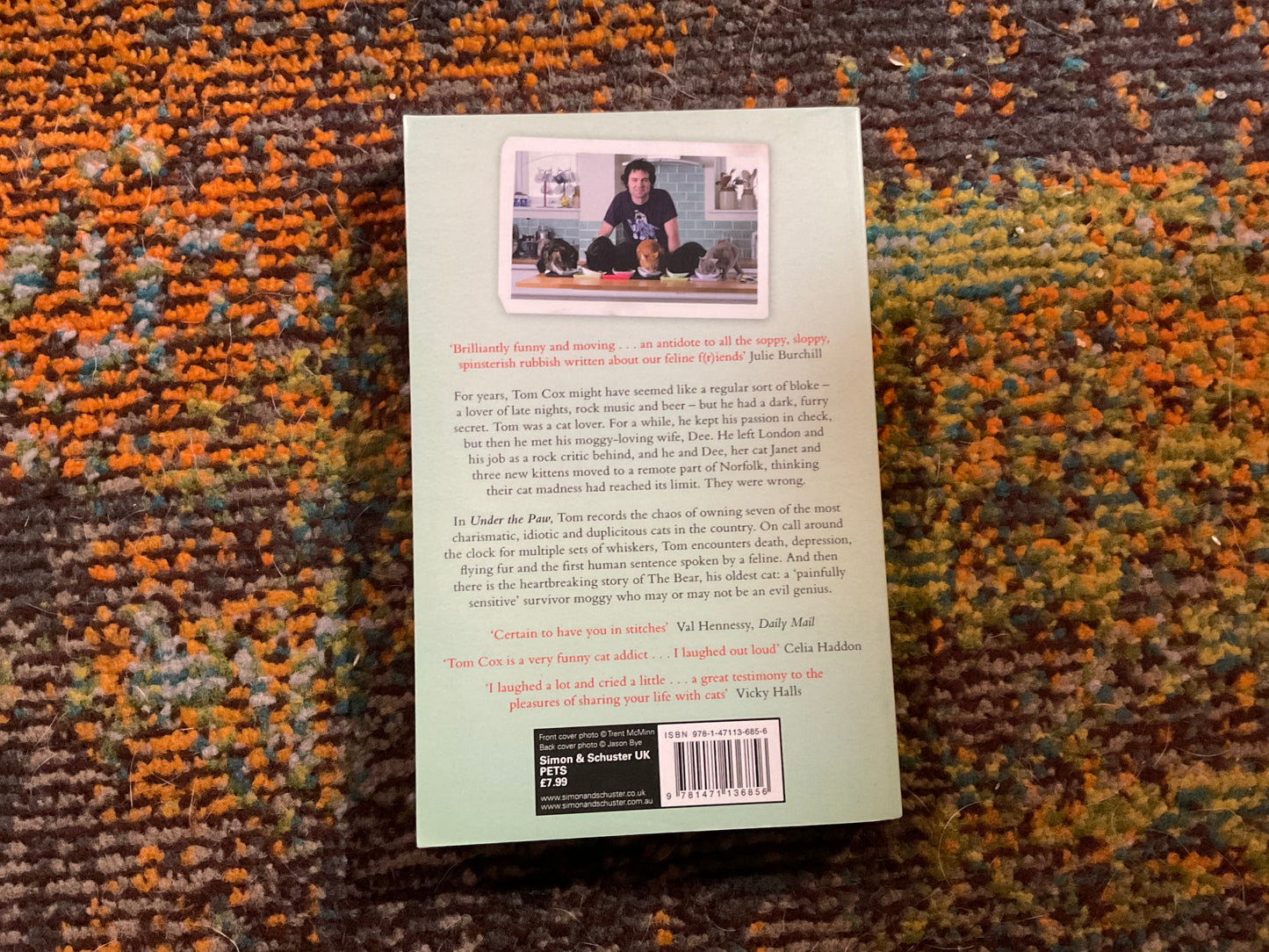 Under the Paw: Confessions of a Cat Man by Tom Cox