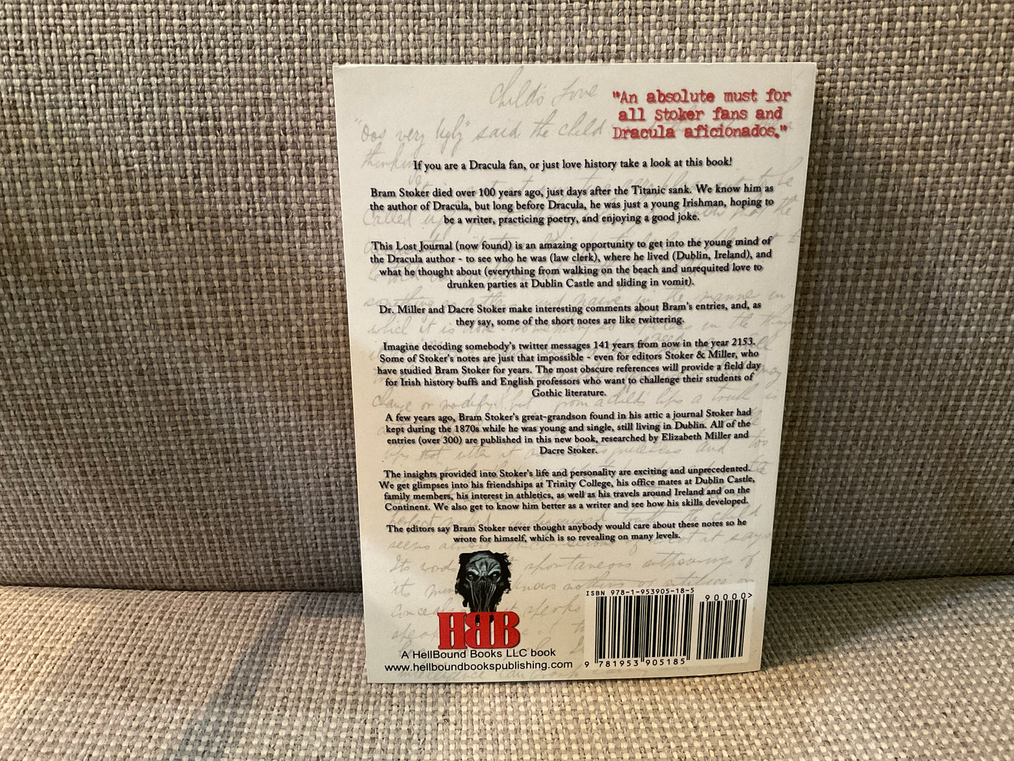 The Dublin Years: The Lost Journal of Bram Stoker edited by Elizabeth Miller and Dacre Stoker