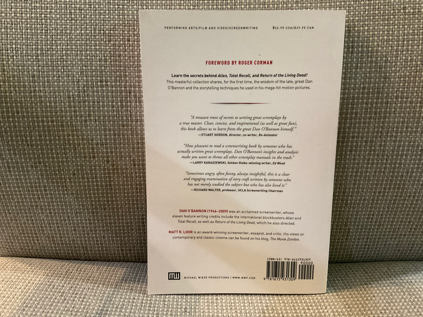 Dan O’Bannon’s Guide to Screenplay Structure