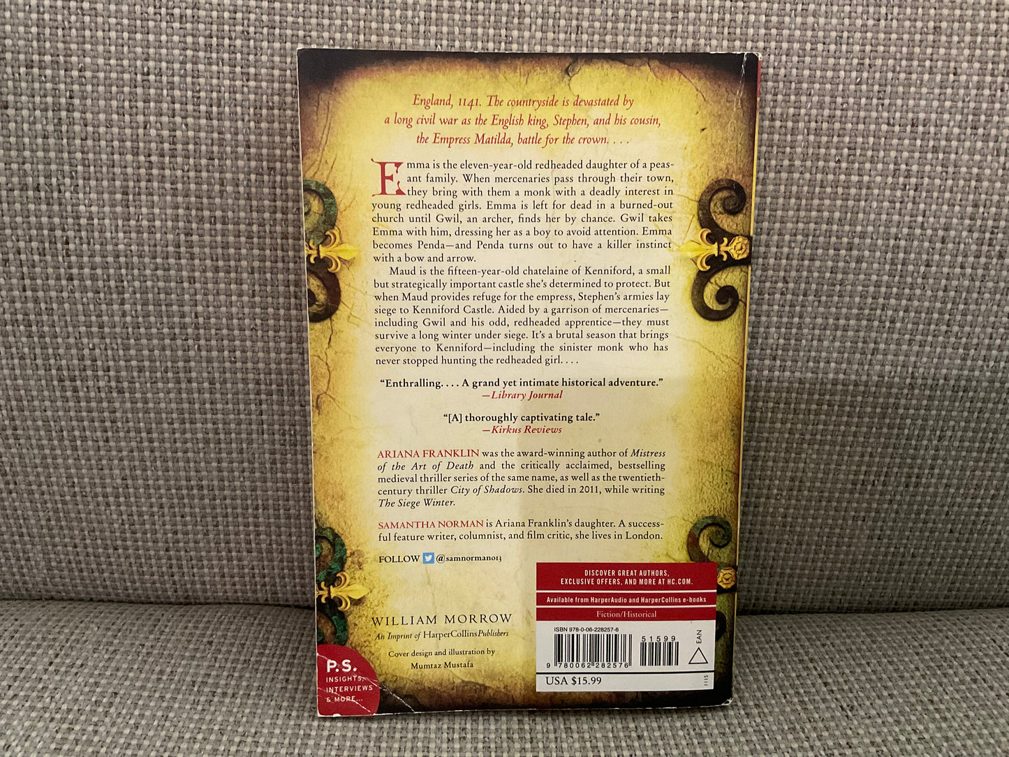 The Siege Winter by Ariana Franklin & Samantha Norman