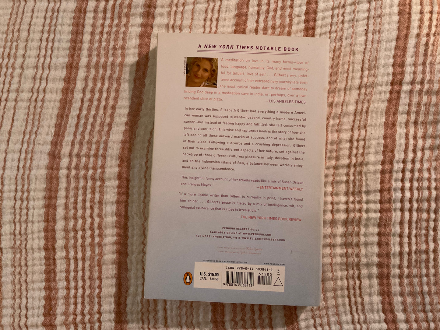 Eat, Pray, Love by Elizabeth Gilbert