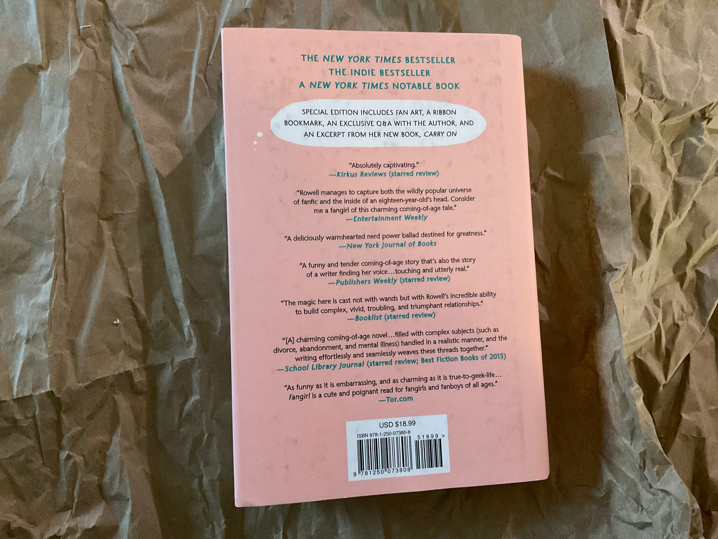 Fangirl by Rainbow Rowell