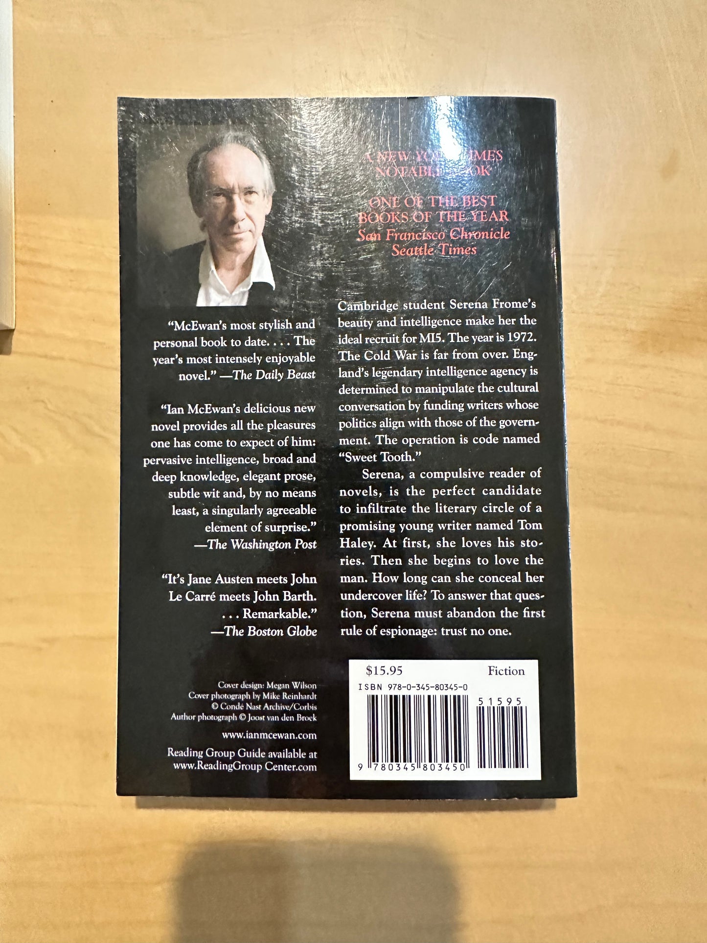 Sweet Tooth by Ian McEwan