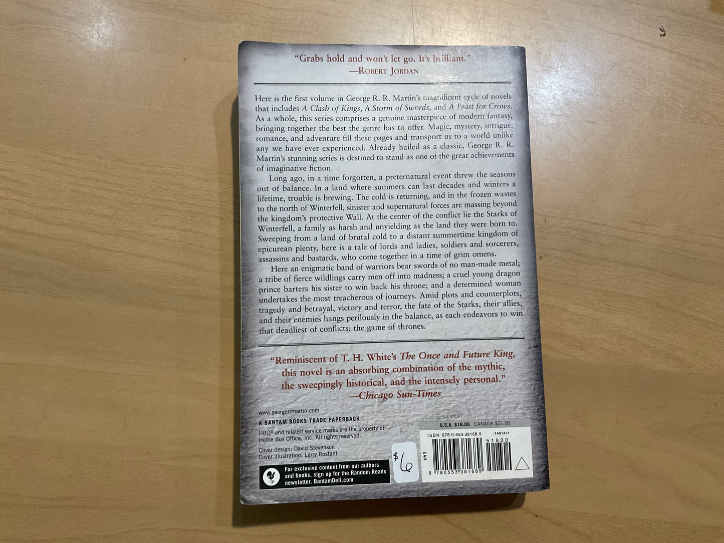 A Game of Thrones by George R. R. Martin