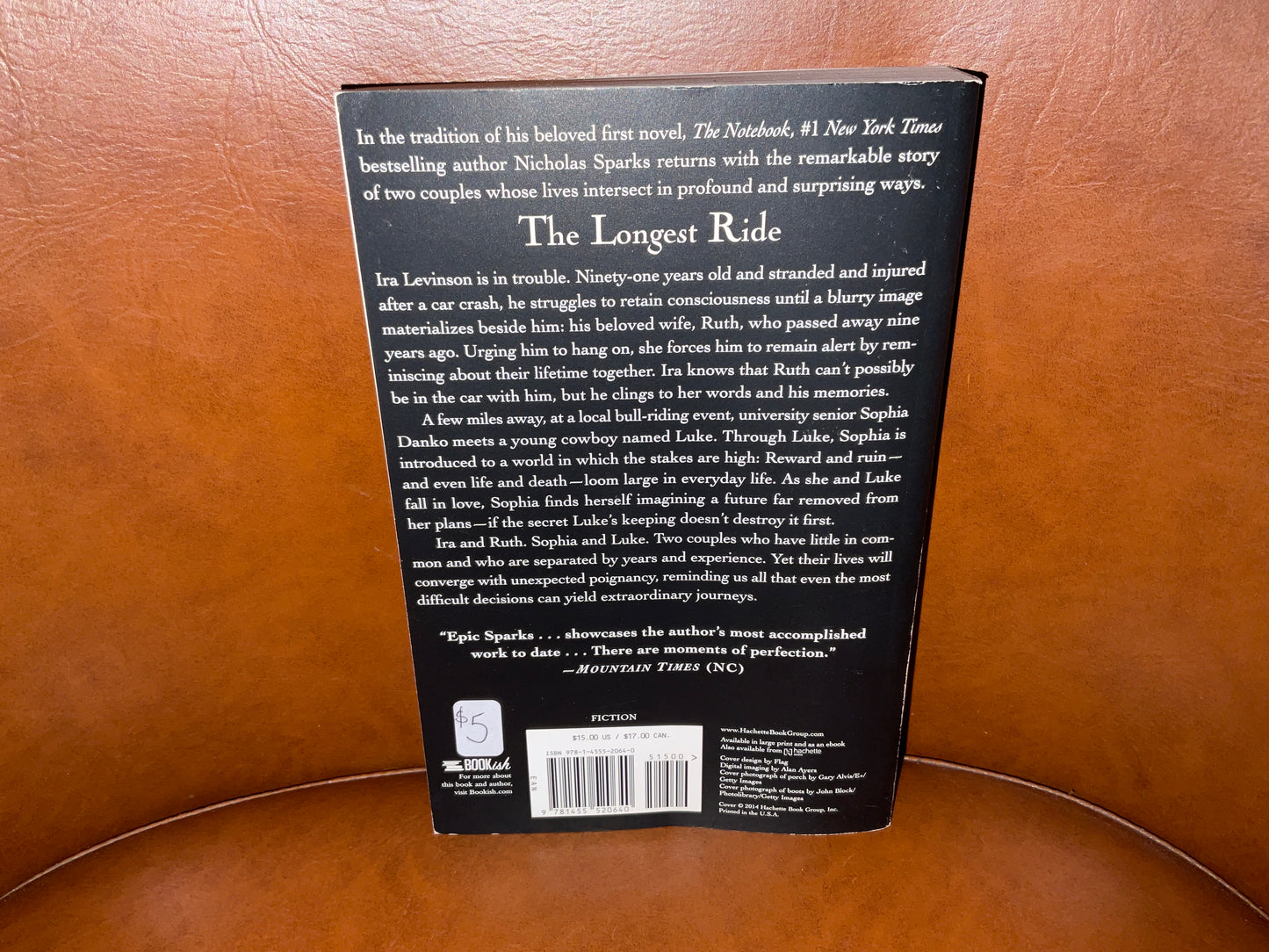 The Longest Ride by Nicholas Sparks