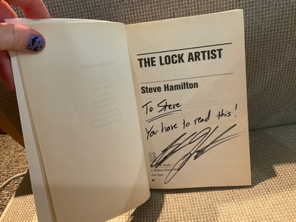 The Lock Artist by Steve Hamilton (SIGNED)