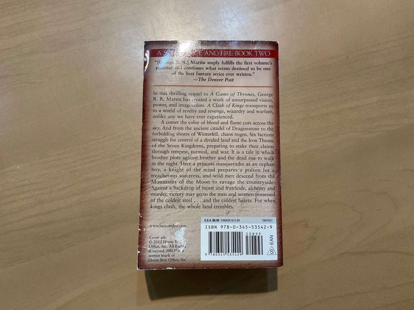 Clash of Kings by George R. R. Martin
