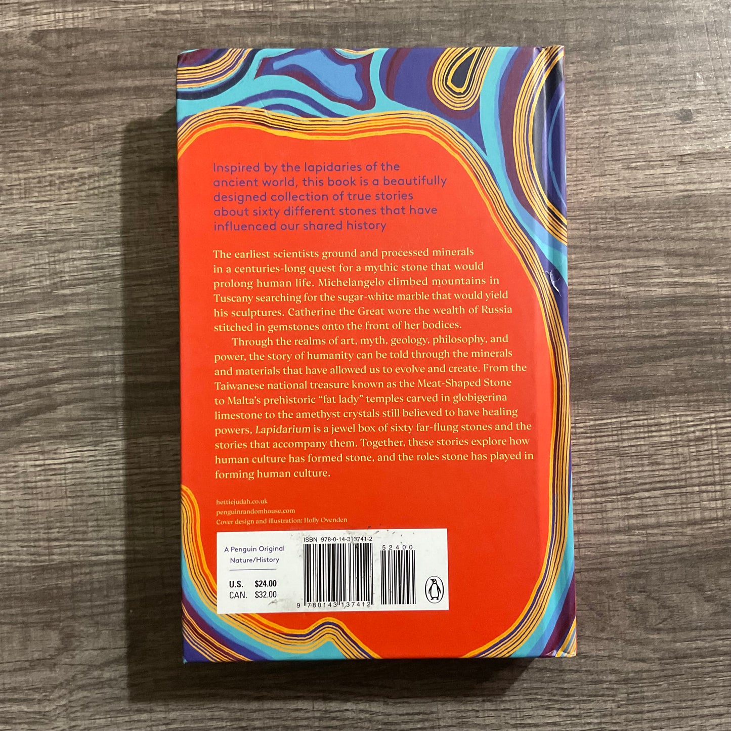 Lapidarium: The Secret Lives of Stones by Hettie Judah