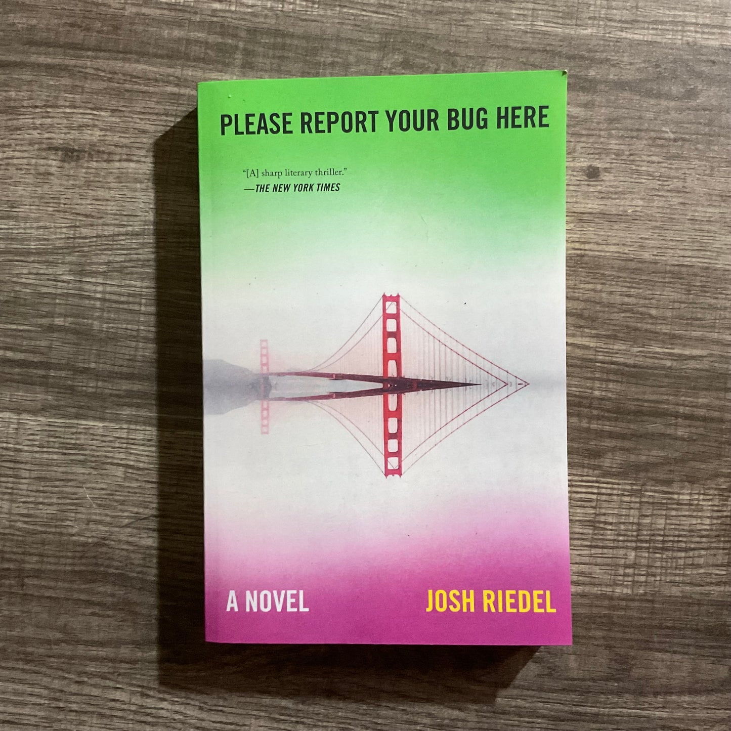 Please Report Your Bug Here by Josh Riedel