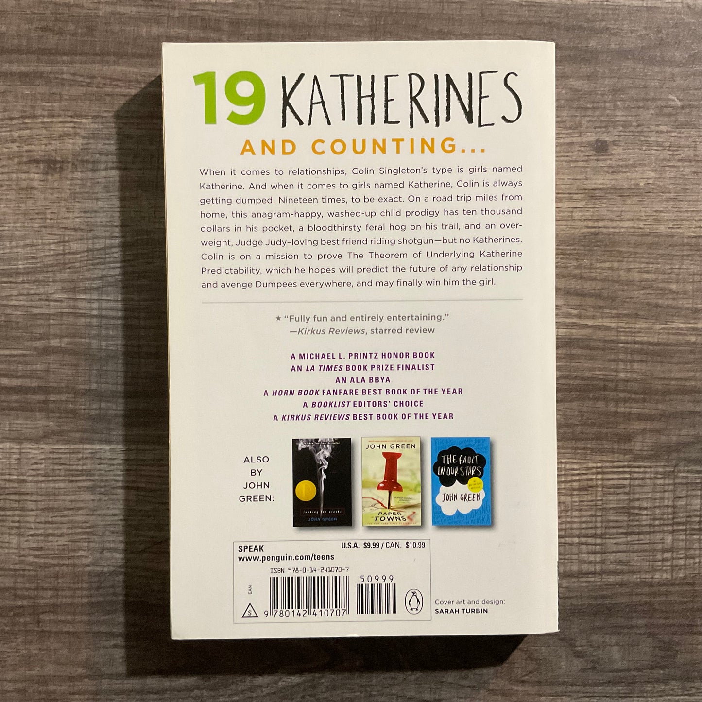 An Abundance of Katherines by John Green