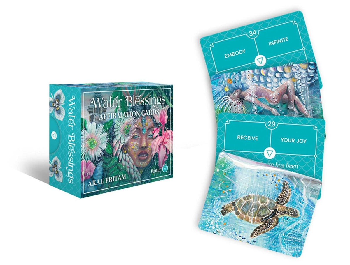 Water Blessings: (40 Full-Color Affirmation Cards)