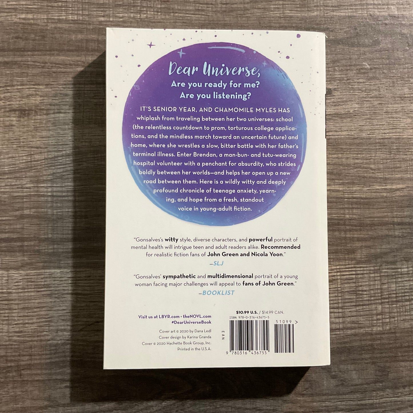 Dear Universe by Florence Gonsalves