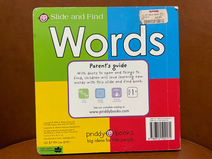 Slide and Find Words by Priddy Books