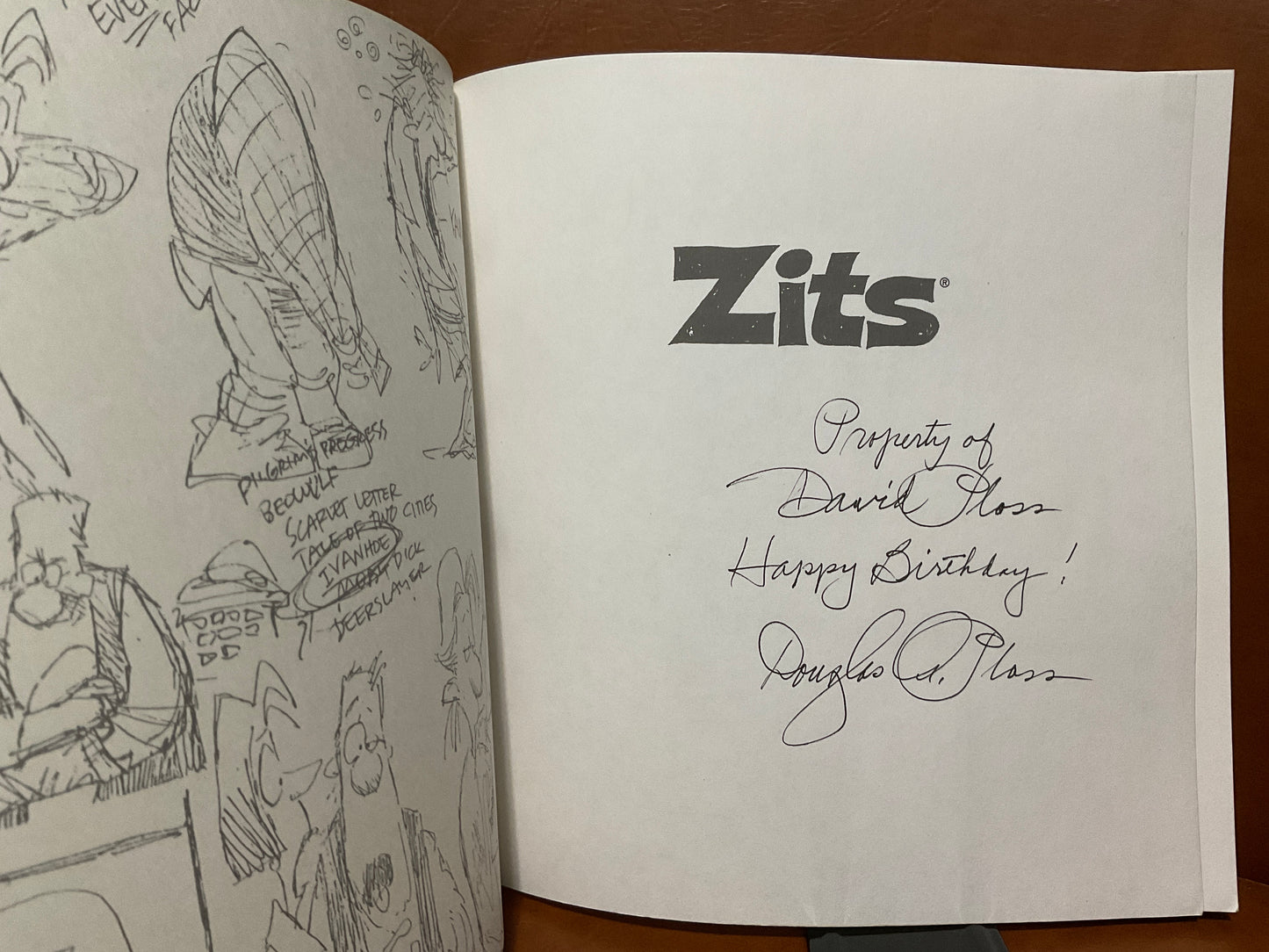 Zits By Jerry Scott and Jim Bergman (Zits Sketchbook #1)