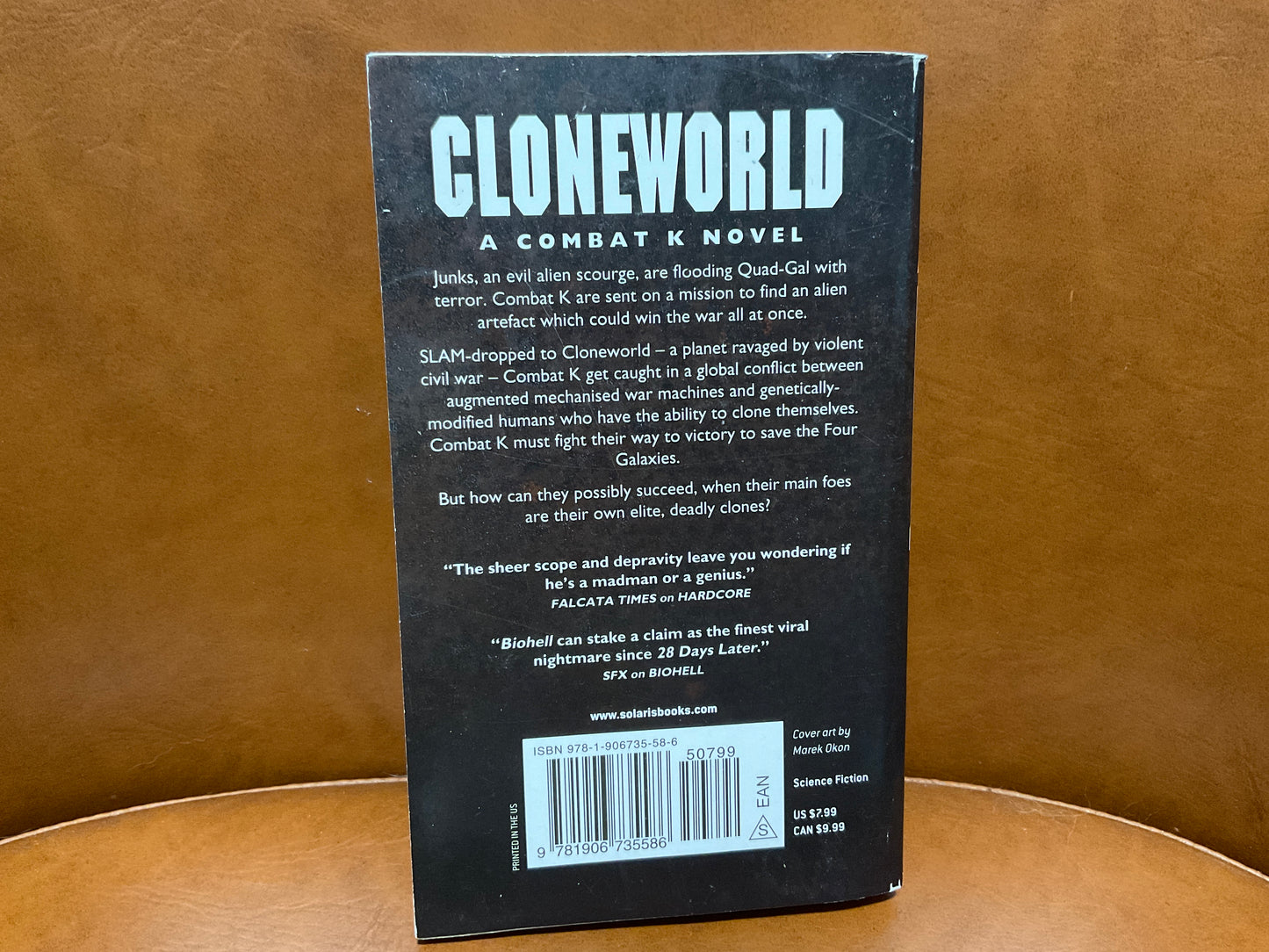 Cloneworld by Andy Remic (A Combat K Novel)