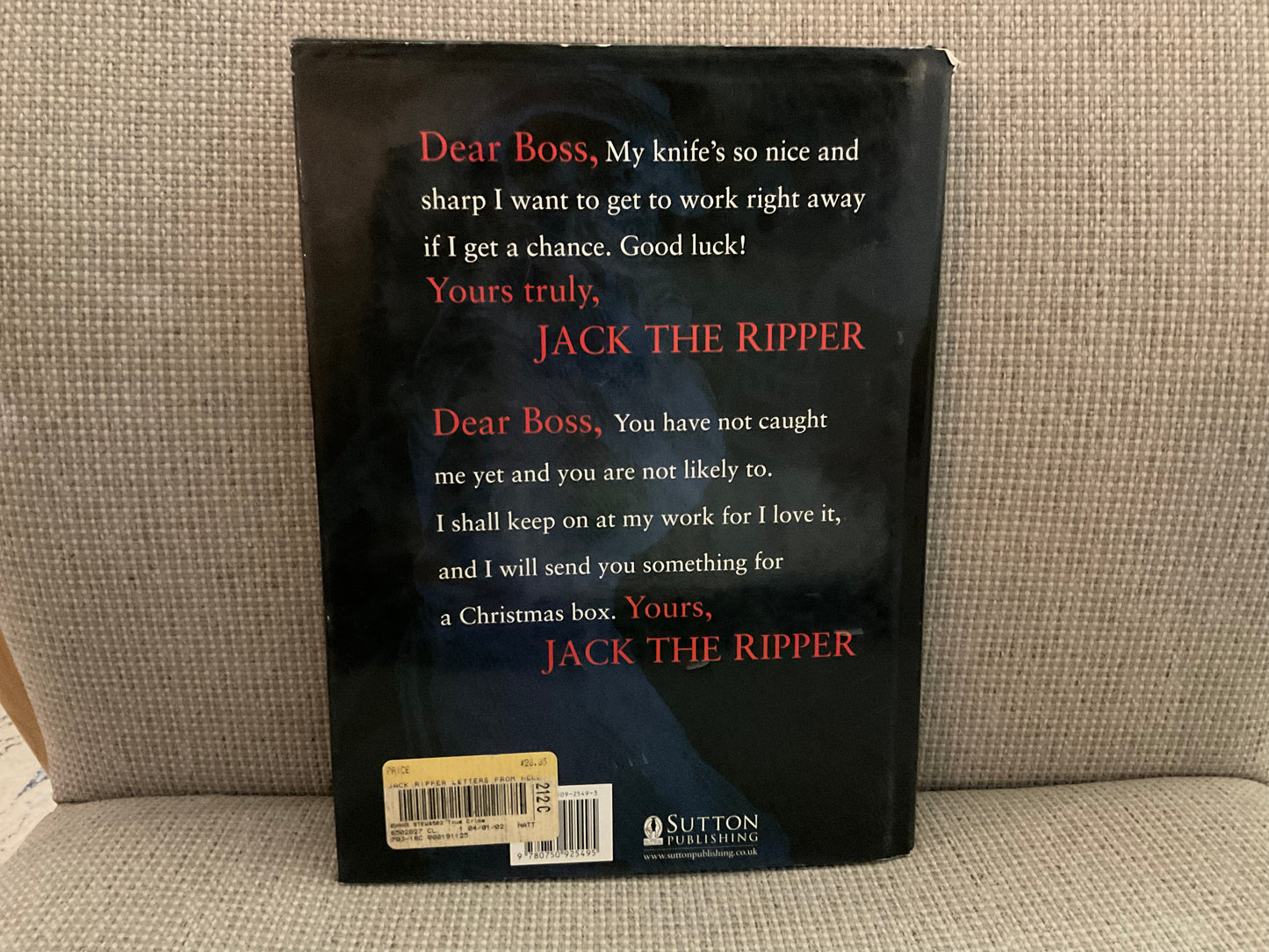 Jack the Ripper: Letters from Hell by Stewart P. Evans & Keith Skinner