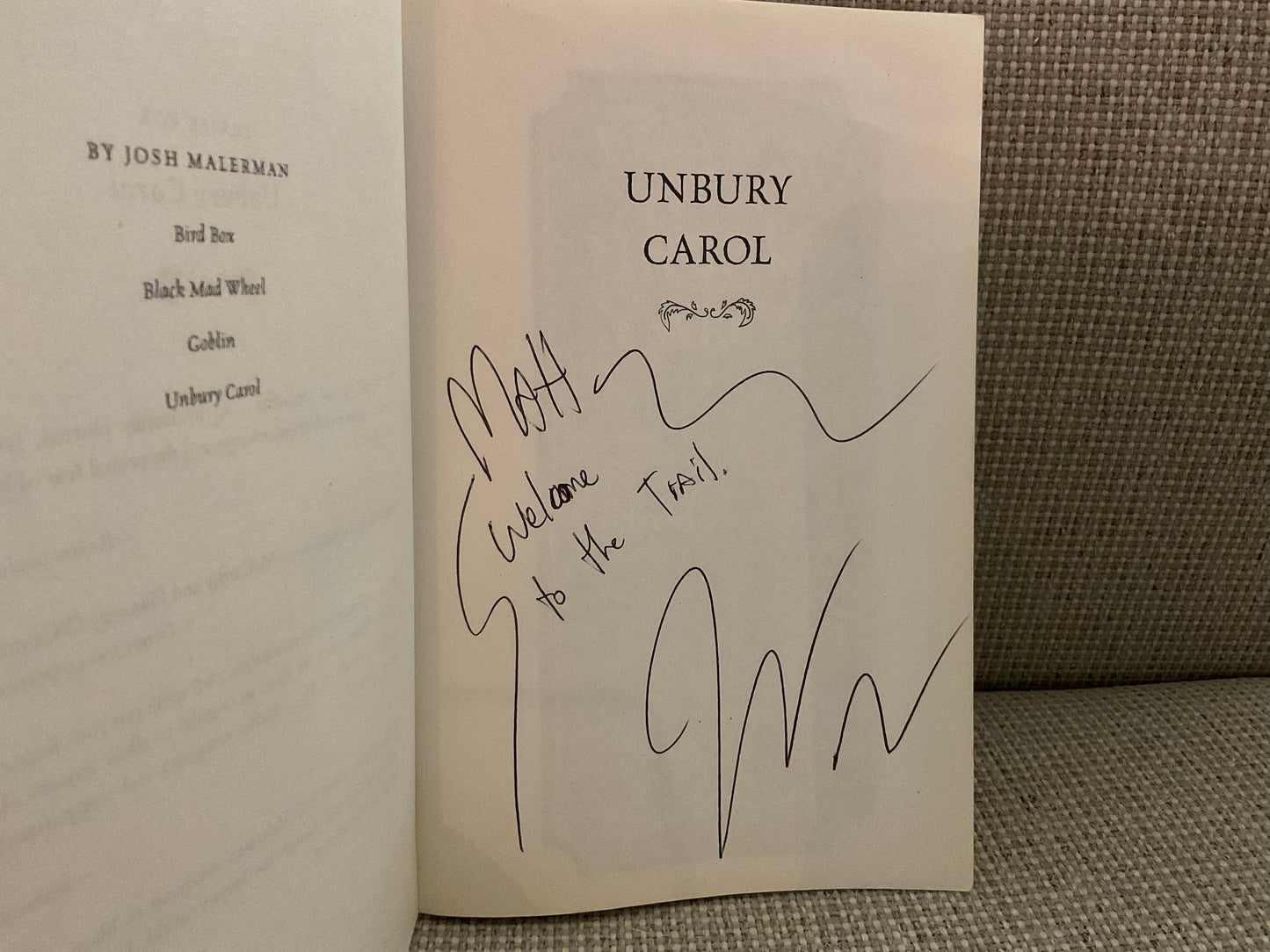 Unbury Carol by Josh Malerman