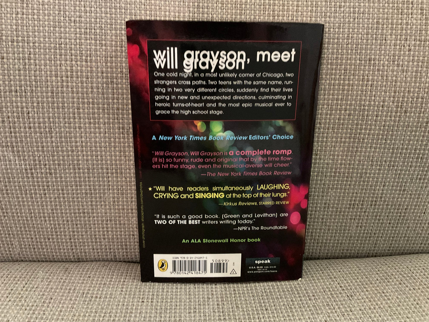 Will Grayson, Will Grayson by John Green & David Levithan