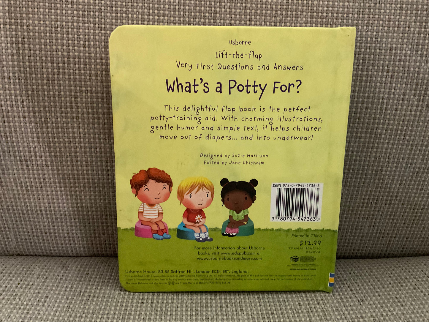 What’s a Potty For? By Katie Daynes