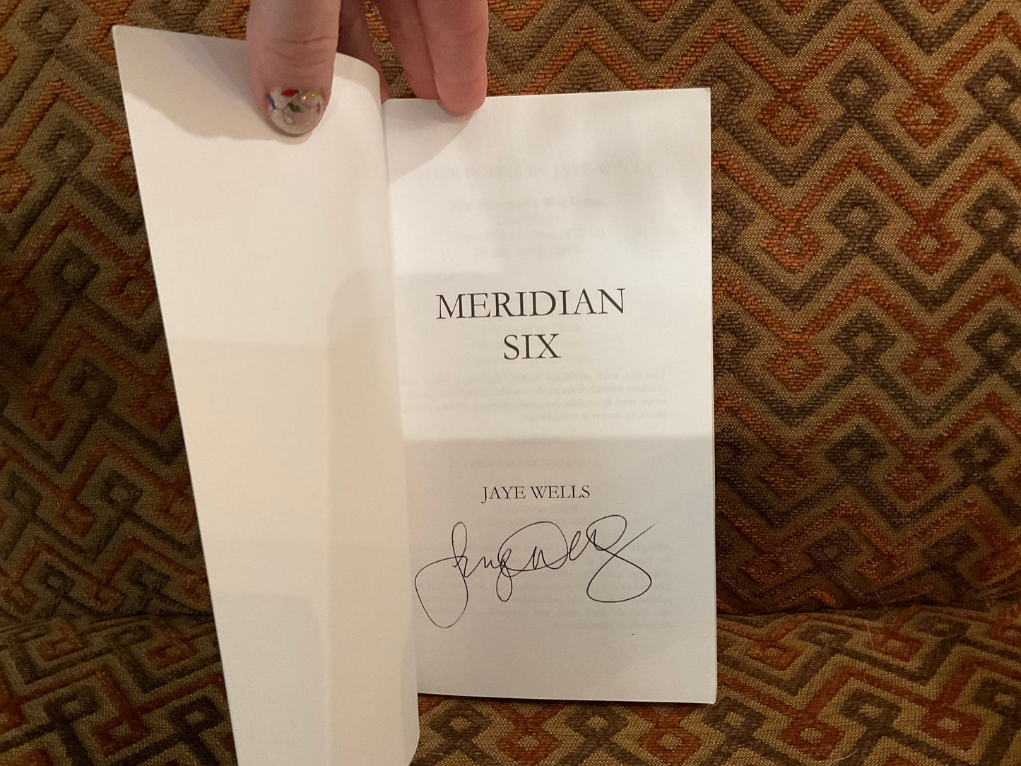 Meridian Six by Jaye Wells