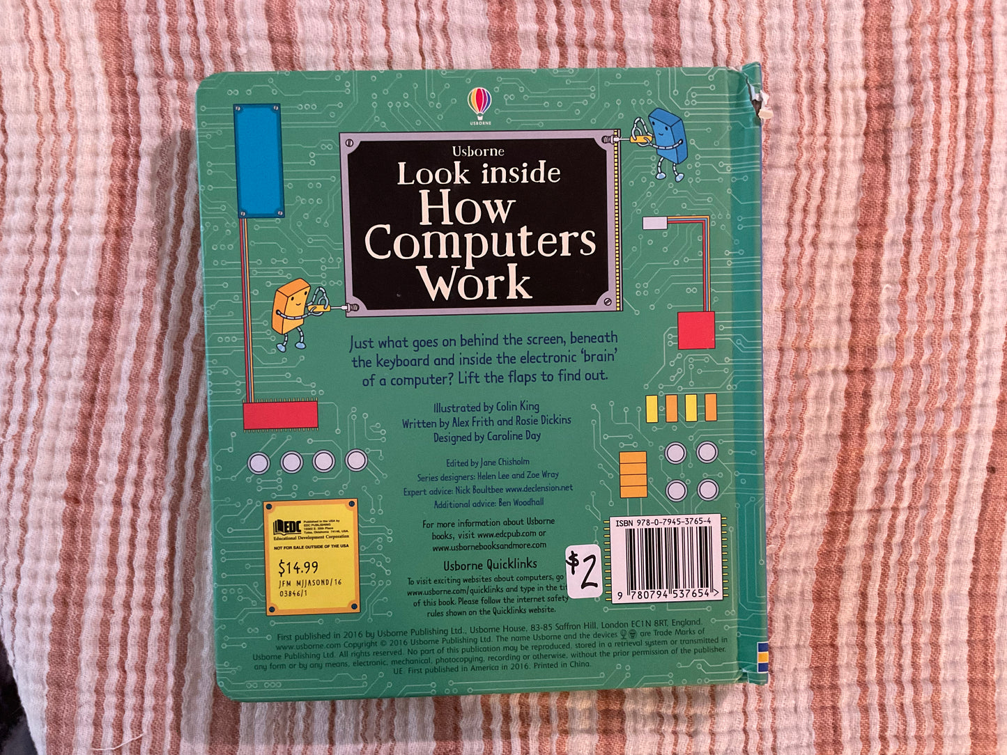 Look Inside How Computers Work by Alex Frith, Rosie Dickins & Colin King