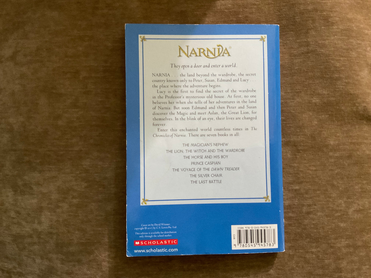 The Lion, the Witch and the Wardrobe by C.S. Lewis