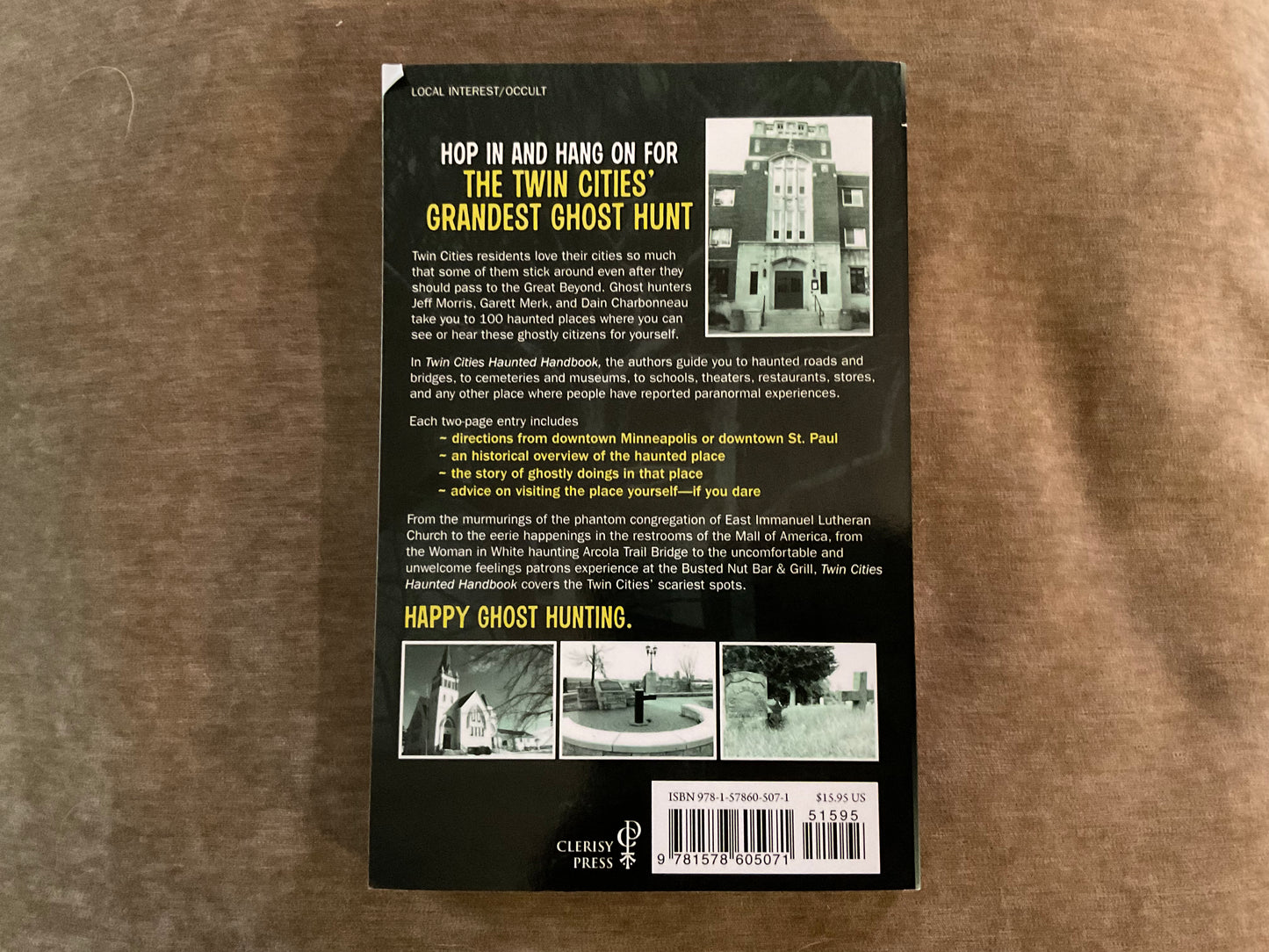 Twin Cities Haunted Handbook by Jeff Morris, Garett Merck, Dain Charbonneau