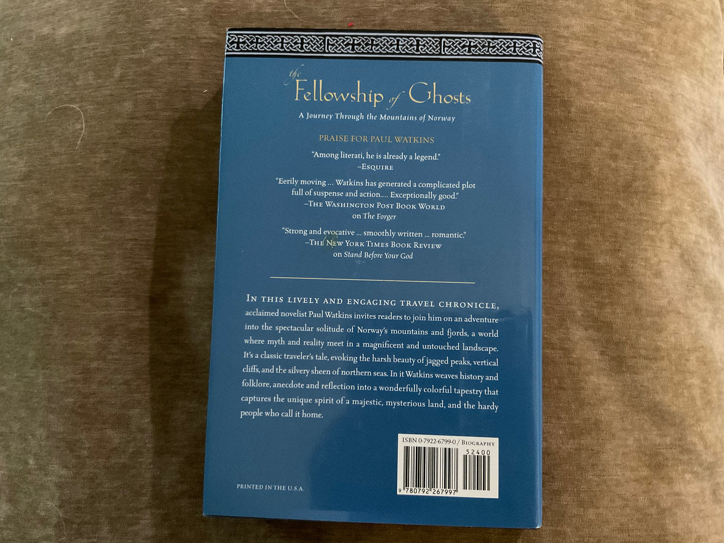 The Fellowship of Ghosts: A Journey through the Mountains of Norway by Paul Watkins