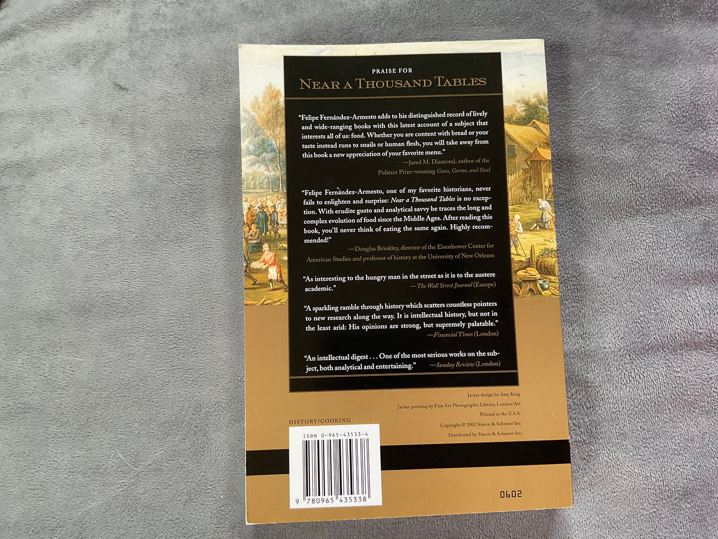 Near a Thousand Tables: A History of Food by Felipe Fernandez-Armesto