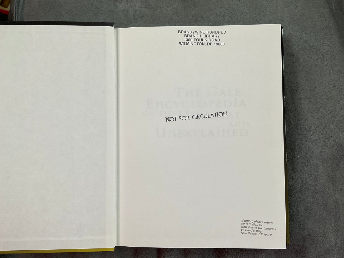 The Gale Encyclopedia of the Unusual and Unexplained Vol. 2