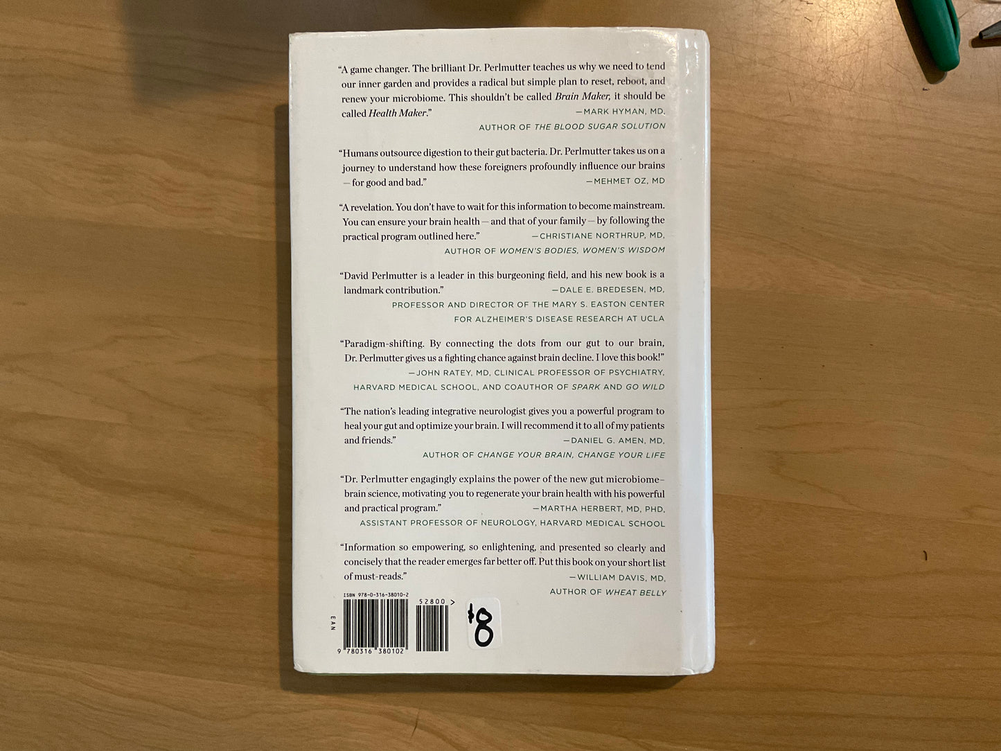 Brain Maker by David Perlmutter, MD