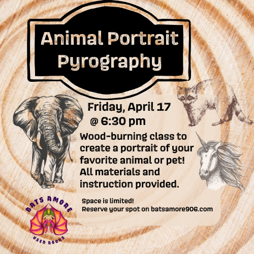 Animal Portrait Pyrography