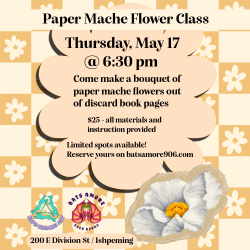 Paper Mache Flower Class