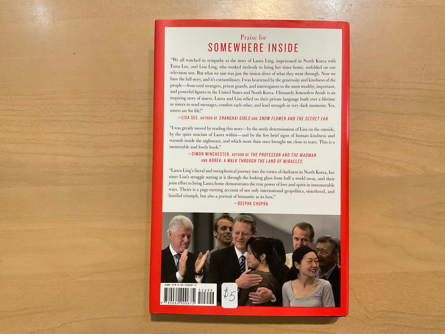 Somewhere Inside by Laura Ling and Lisa Ling