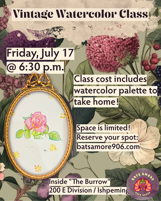 Learn how to watercolor vintage style