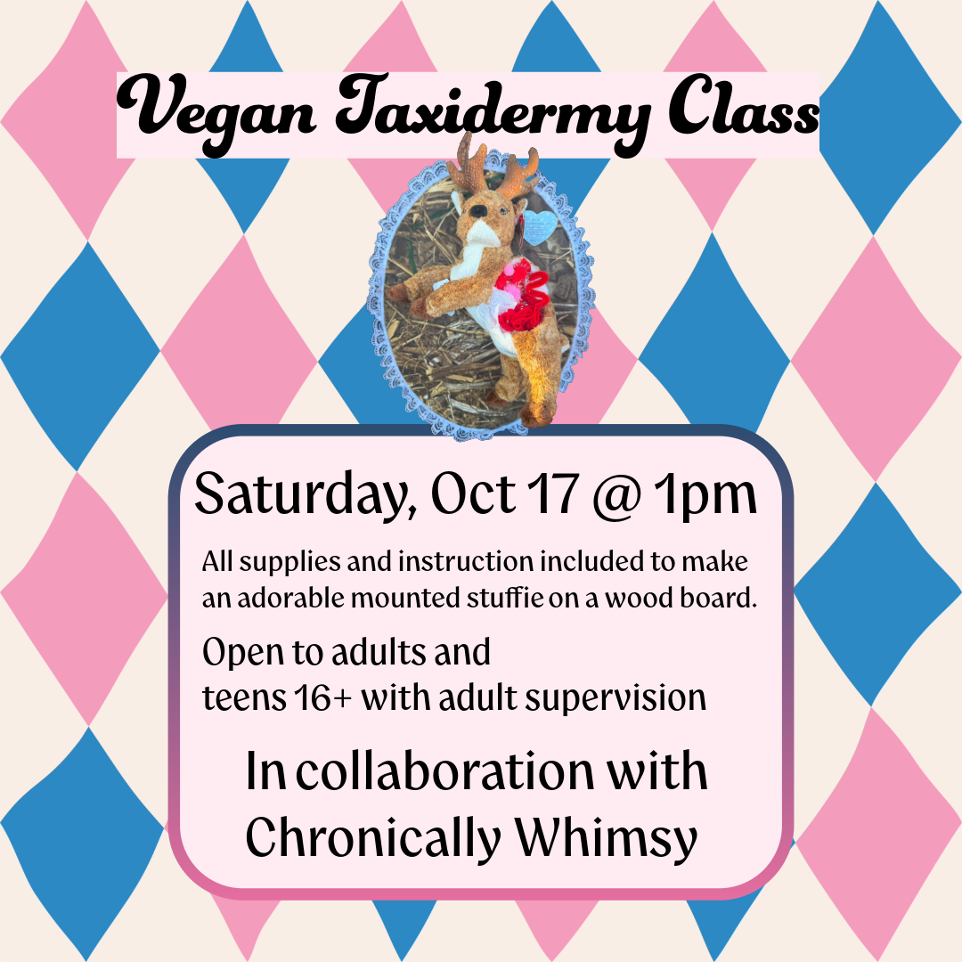 Vegan Taxidermy Class