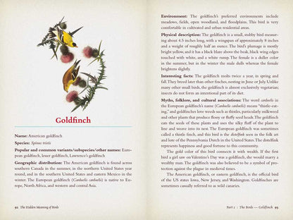 Hidden Meaning of Birds--A Spiritual Field Guide by Arin Murphy-Hiscock